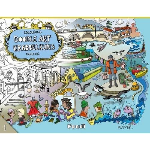 Krabbelkuns Inkleur 1 - Doodle Art Colouring 1