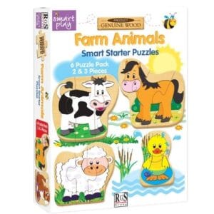 Farm Animals Smart Starter Puzzles (2 & 3 pce)