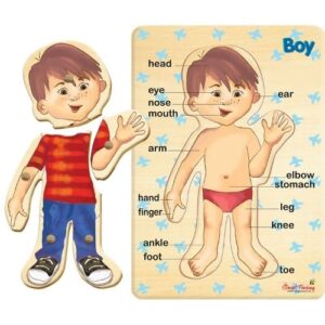 My Body - Boy - Peg Puzzle (6pc)