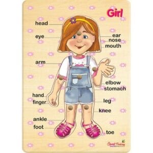 My Body - Girl - Peg Puzzle (6pc)