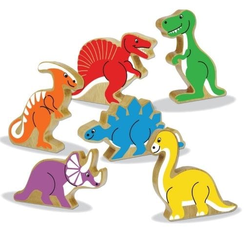 Wooden Block Dinosaurs