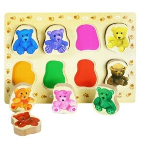 Colour Match Bears Chunky Puzzle (8pc)