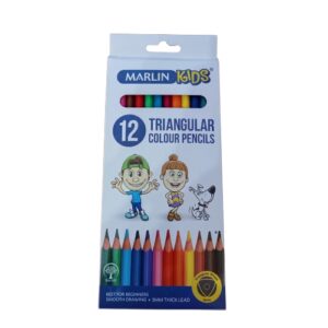 Marlin Triangular Colour Pencils 12's