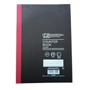 Counter Book A4 96pg Feint & Margin