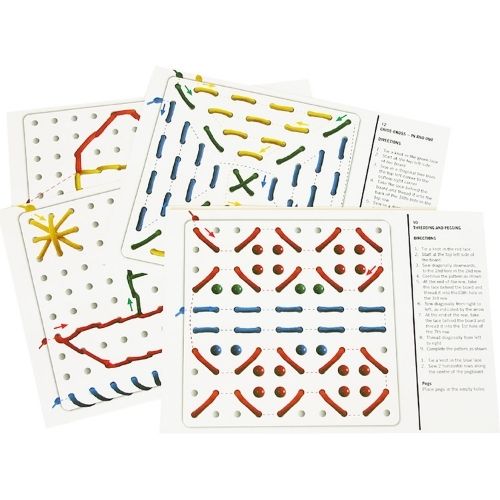 Pegboard Lacing Cards