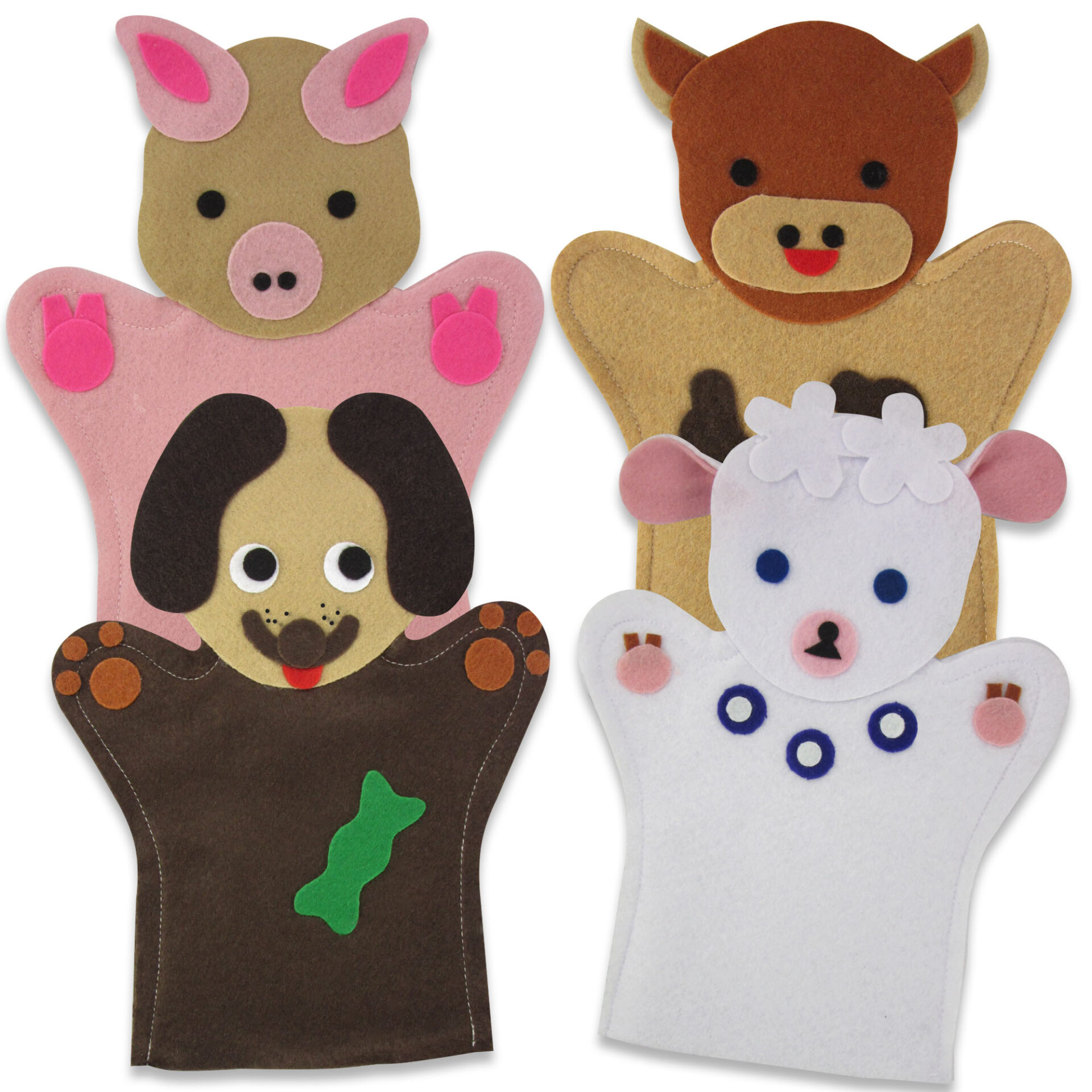 Hand Puppets: Farm Animals