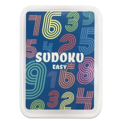 Sudoku Playing Cards Level Easy Blue