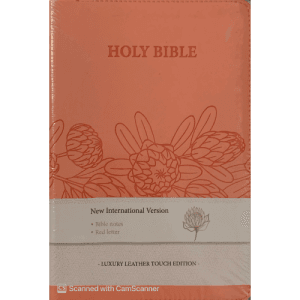 NIV L/Touch Salmon Pink Protea Bible