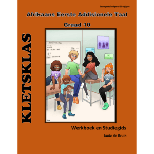Kletsklas Afrikaans Eerste Addisionele Taal (IEB) Gr.10 WB