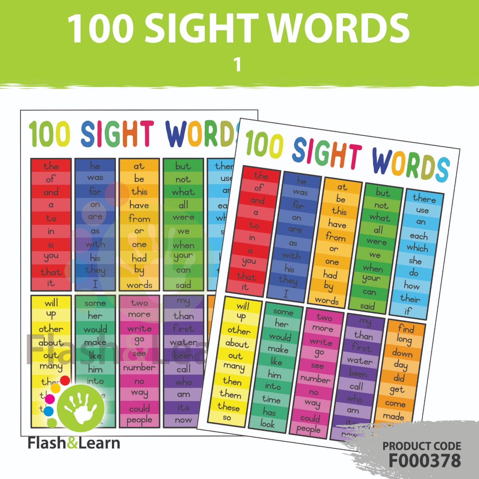 FL Poster A2: 100 Sight Words
