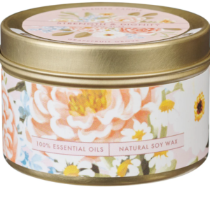 Strength and Dignity Grapefruit Grove Scented Candle in Tin