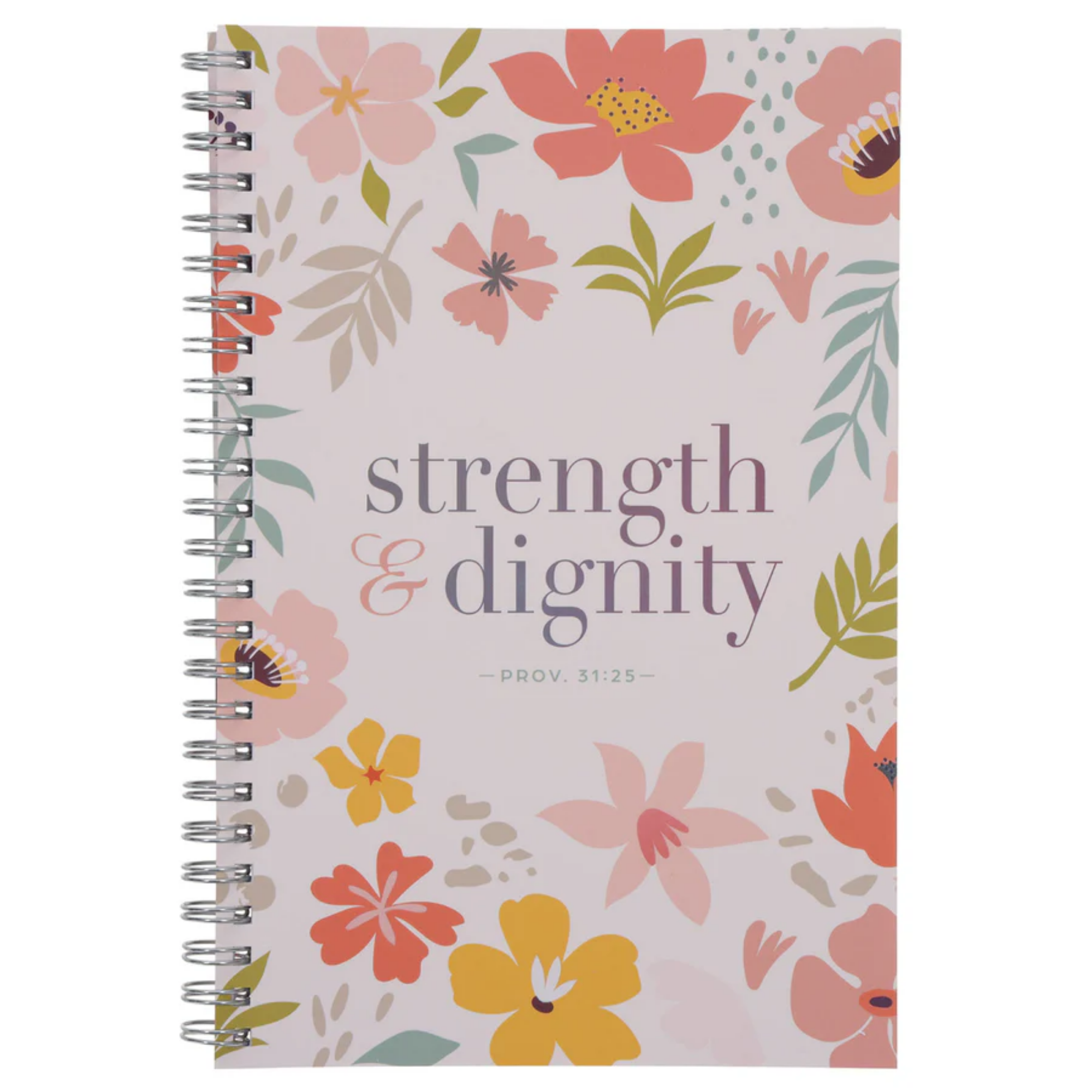 Strength and Dignity Wirebound Notebook