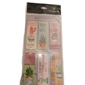 Grow In Grace Magnetic Bookmarks Set Of 6