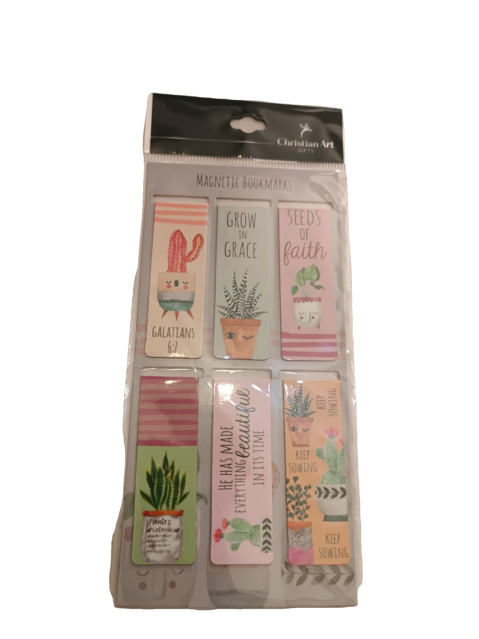 Grow In Grace Magnetic Bookmarks Set Of 6